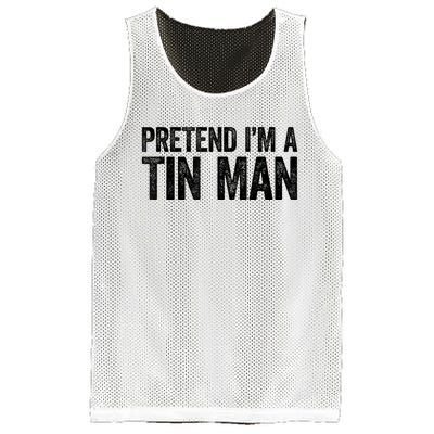 Pretend IM A Tin Man Adult Mesh Reversible Basketball Jersey Tank