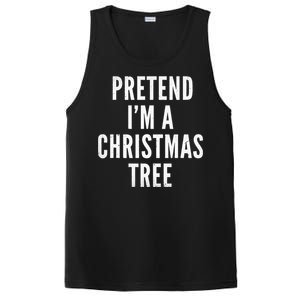 Pretend Im A Christmas Tree Adult Christmas Costume PosiCharge Competitor Tank