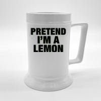 Pretend IM A Lemon Adult Costume Halloween Beer Stein