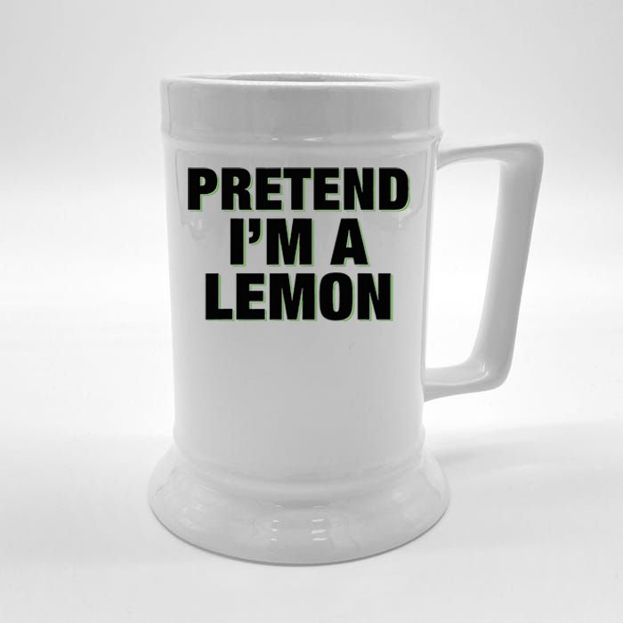 Pretend IM A Lemon Adult Costume Halloween Beer Stein