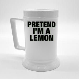 Pretend IM A Lemon Adult Costume Halloween Beer Stein