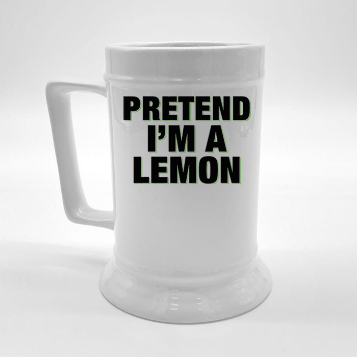 Pretend IM A Lemon Adult Costume Halloween Beer Stein