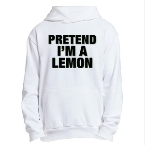 Pretend IM A Lemon Adult Costume Halloween Urban Pullover Hoodie