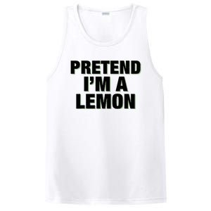 Pretend IM A Lemon Adult Costume Halloween PosiCharge Competitor Tank