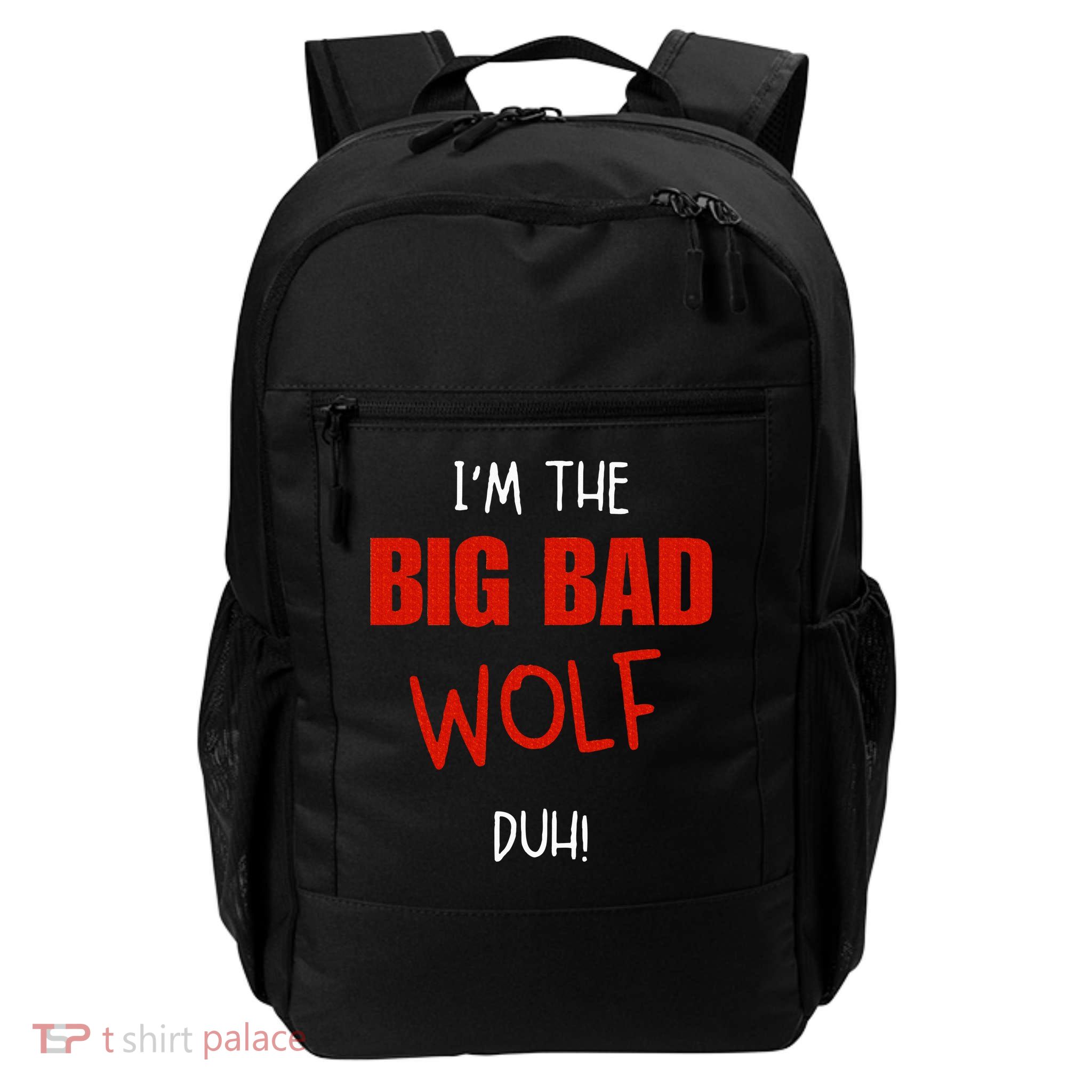 Pretend I'm a wolf costume Halloween party Backpack