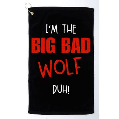 Pretend I'm a wolf costume Halloween party Golf Towel