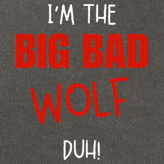 Pretend I'm a wolf costume Halloween party Cotton Canvas Backpack