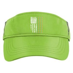 Patriotic Irish American Flag Great Gift Adult Drive Performance Visor