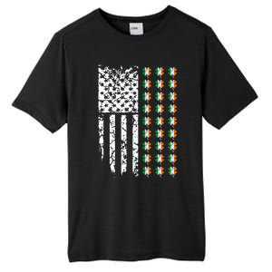 Patriotic Irish American Flag Great Gift Tall Fusion ChromaSoft Performance T-Shirt