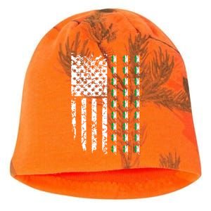 Patriotic Irish American Flag Great Gift Kati - Camo Knit Beanie