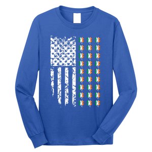 Patriotic Irish American Flag Great Gift Long Sleeve Shirt