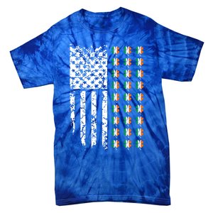 Patriotic Irish American Flag Great Gift Tie-Dye T-Shirt