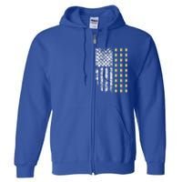 Patriotic Irish American Flag Great Gift Full Zip Hoodie