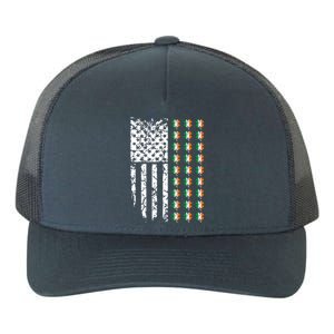 Patriotic Irish American Flag Great Gift Yupoong Adult 5-Panel Trucker Hat