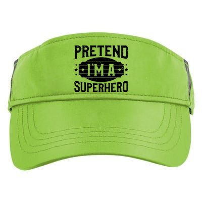 Pretend IM A Superhero Matching Costume Halloween Party Adult Drive Performance Visor