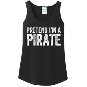 Pretend IM A Pirate Matching Costume Ladies Essential Tank