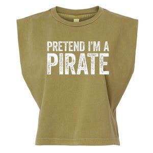 Pretend IM A Pirate Matching Costume Garment-Dyed Women's Muscle Tee