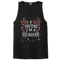 Pretend im a Reindeer  Easy Christmas Costume PosiCharge Competitor Tank