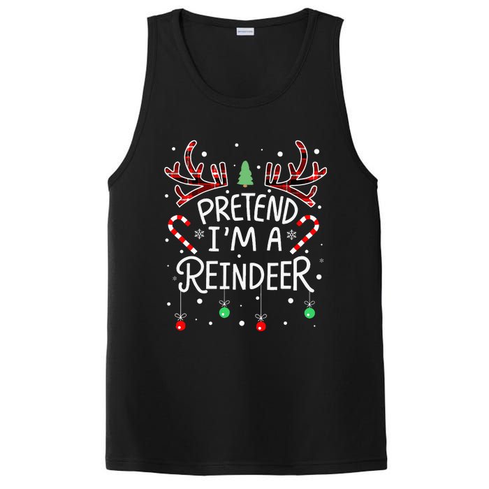 Pretend im a Reindeer  Easy Christmas Costume PosiCharge Competitor Tank