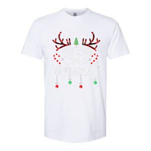 Pretend im a Reindeer  Easy Christmas Costume Softstyle CVC T-Shirt