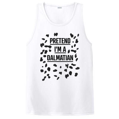 Pretend Im A Dalmatian Funny Lazy Halloween Costume PosiCharge Competitor Tank