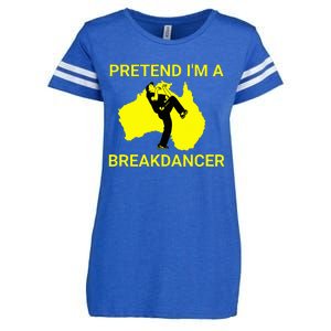 Pretend IM An Australian Break Dancer Matching Costume Enza Ladies Jersey Football T-Shirt