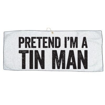 Pretend IM A Tin Man Adult Women Costume Large Microfiber Waffle Golf Towel