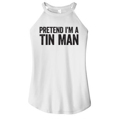 Pretend IM A Tin Man Adult Women Costume Women's Perfect Tri Rocker Tank