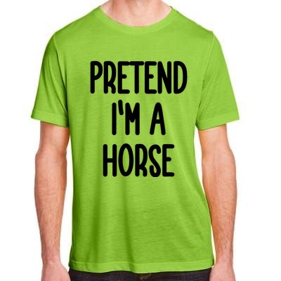 Pretend IM A Horse Costume Adult ChromaSoft Performance T-Shirt