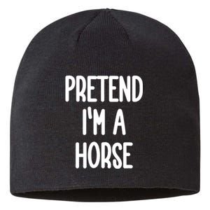 Pretend IM A Horse Costume Sustainable Beanie