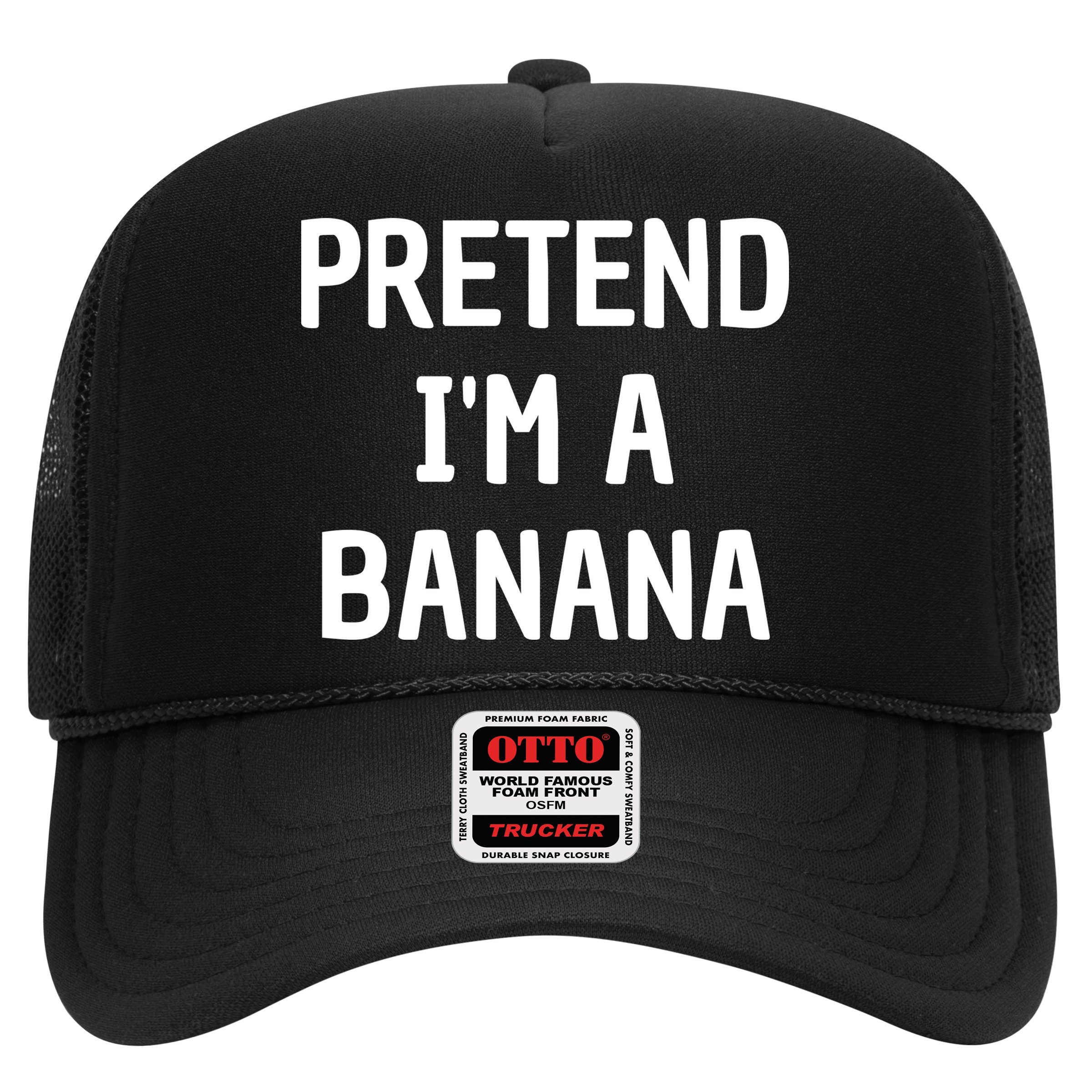 Pretend I'm A Banana Funny Lazy Halloween Costume Hat