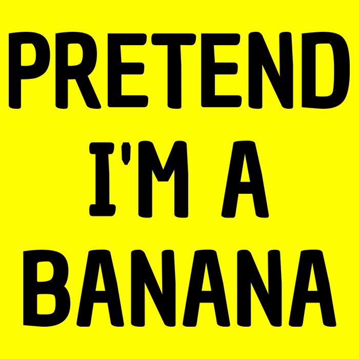 Pretend I'm A Banana Funny Lazy Halloween Costume Women's V-Neck T-Shirt