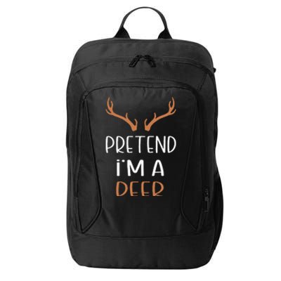 Pretend IM A Deer Lazy Wos Halloween Costume City Backpack