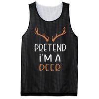 Pretend IM A Deer Lazy Wos Halloween Costume Mesh Reversible Basketball Jersey Tank