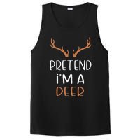 Pretend IM A Deer Lazy Wos Halloween Costume PosiCharge Competitor Tank