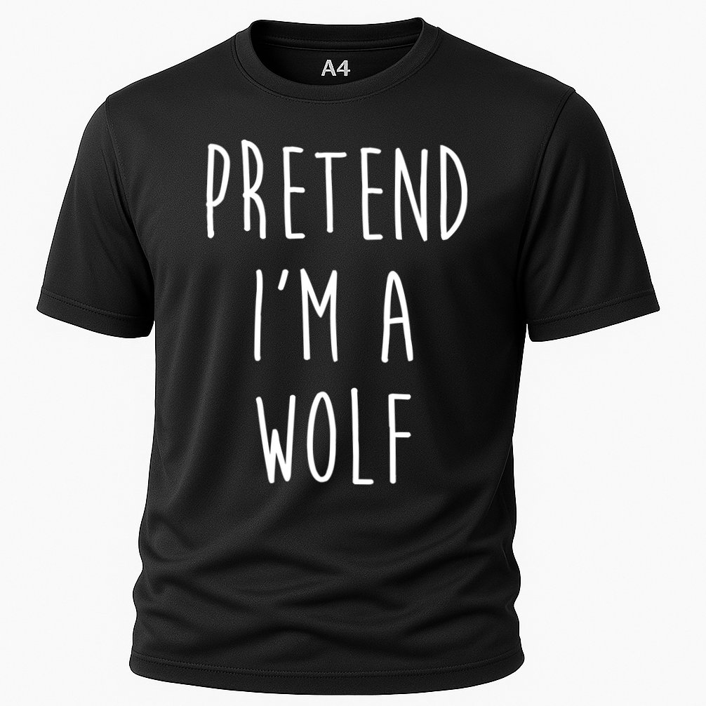 Pretend I'm A Wolf Funny Halloween Costume Performance Shirt