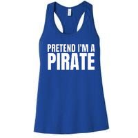 Pretend I'm A Pirate Matching Costume Women's Racerback Tank