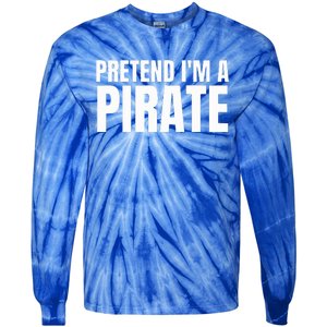 Pretend I'm A Pirate Matching Costume Tie-Dye Long Sleeve Shirt