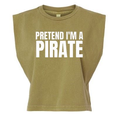 Pretend I'm A Pirate Matching Costume Garment-Dyed Women's Muscle Tee