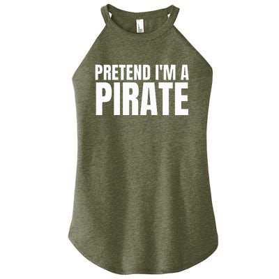 Pretend I'm A Pirate Matching Costume Women’s Perfect Tri Rocker Tank