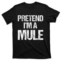 Pretend I'm a Mule Costume Funny Lazy Halloween T-Shirt