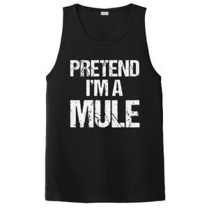 Pretend I'm a Mule Costume Funny Lazy Halloween PosiCharge Competitor Tank