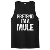 Pretend I'm a Mule Costume Funny Lazy Halloween PosiCharge Competitor Tank