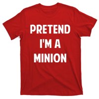 Pretend IM A Minion Costume Party Funny Halloween Minion T-Shirt