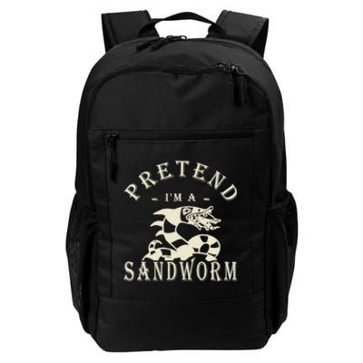 Pretend Im A Sandworm Funny Halloween Party Costume Daily Commute Backpack