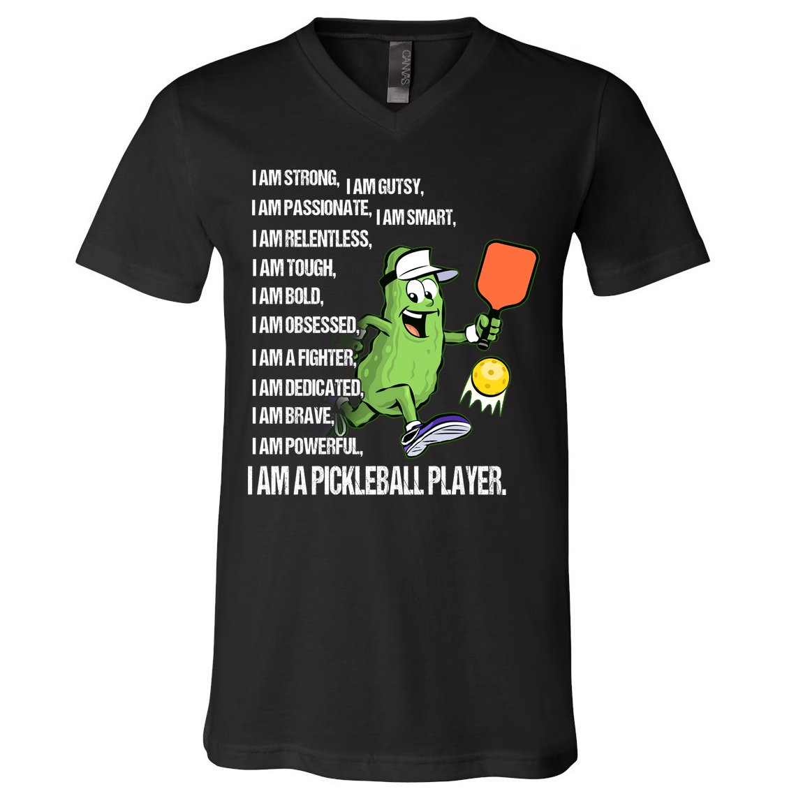 Pickleball I Am SKY V-Neck T-Shirt