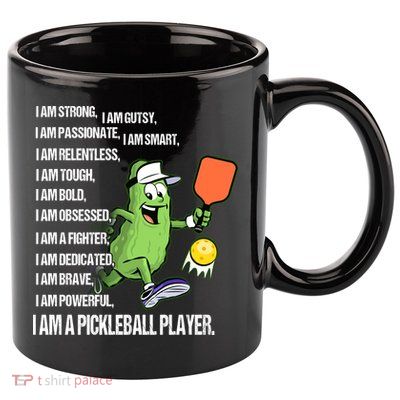 Pickleball I Am SKY 11oz C Handle Ceramic Mug