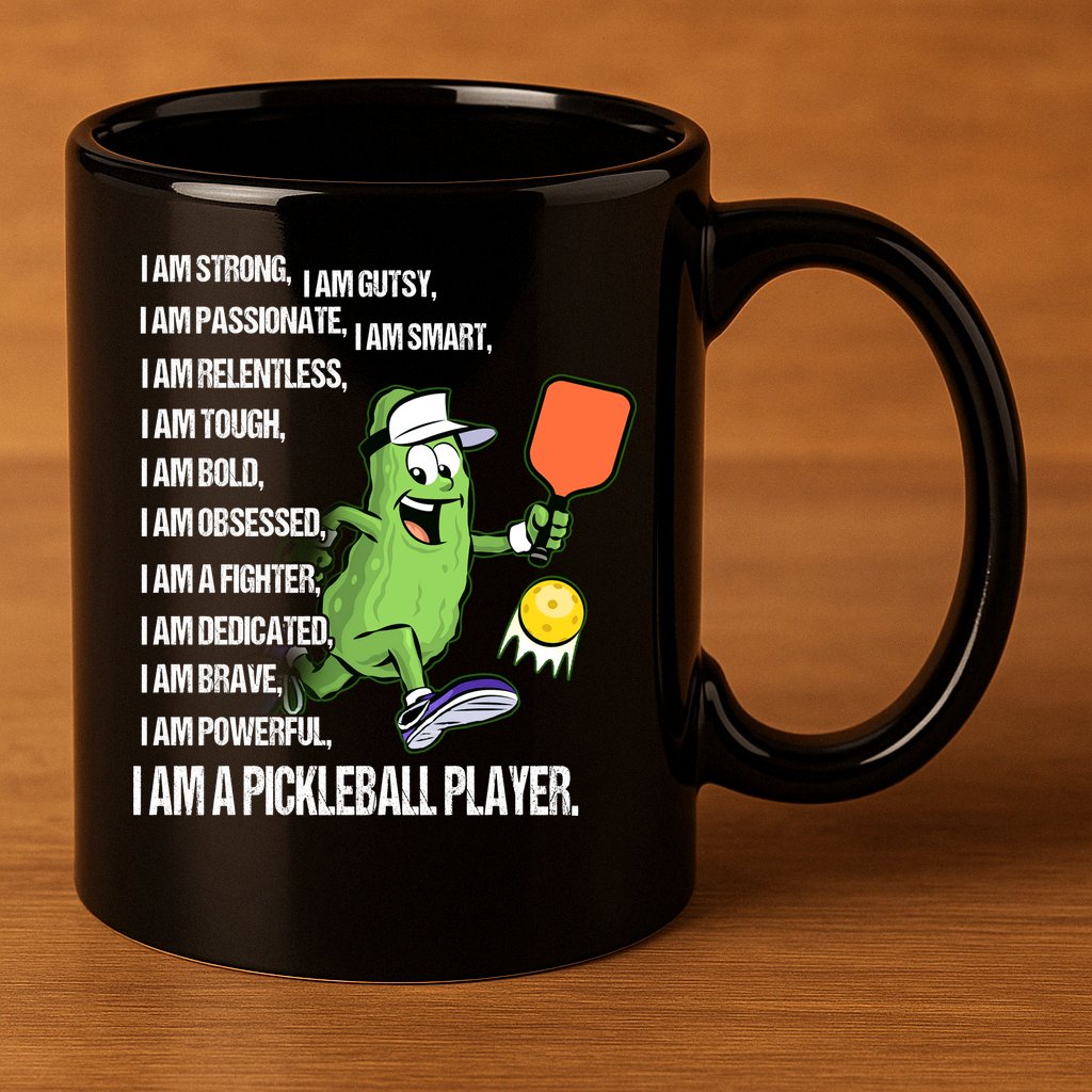 Pickleball I Am SKY 11oz C Handle Ceramic Mug