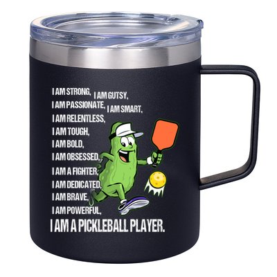 Pickleball I Am SKY 12oz Stainless Steel Coffee Mug