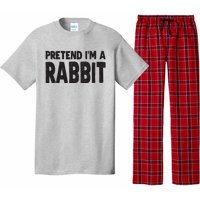 Pretend I'm A Rabbit Easy Halloween Costume Pajama Set